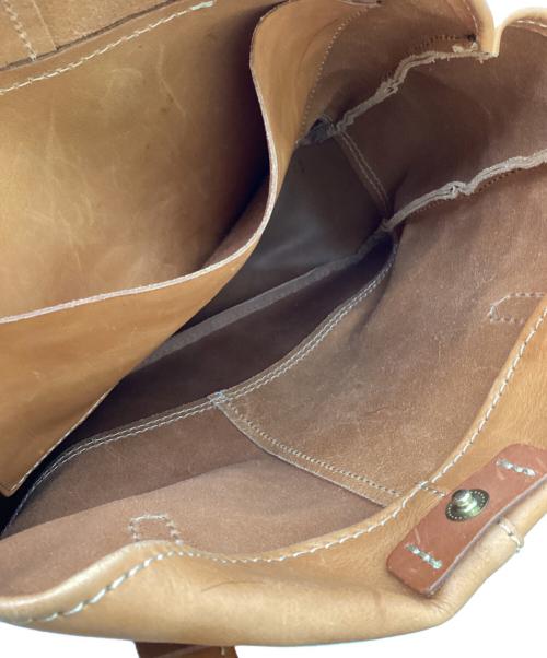 Herz（ヘルツ）Herz (ヘルツ) トートバッグ/ tote bag ブラウンの古着・服飾アイテム