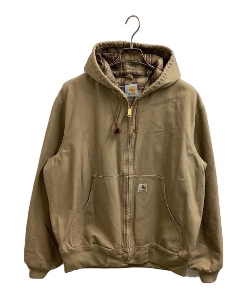 CarHartt（カーハート）CarHartt (カーハート) 裏ネルアクティブジャケット ベージュ サイズ:不明（タグ欠損）の古着・服飾アイテム