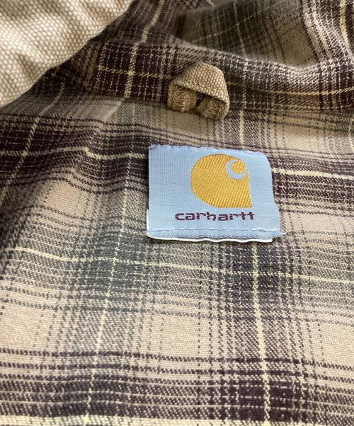 CarHartt（カーハート）CarHartt (カーハート) 裏ネルアクティブジャケット ベージュ サイズ:不明（タグ欠損）の古着・服飾アイテム