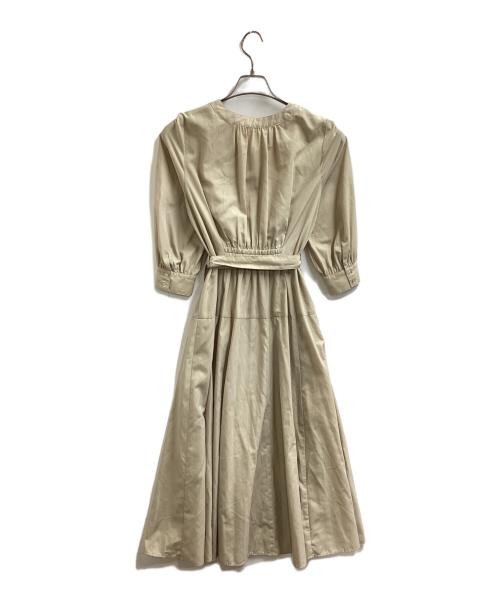 JUSGLITTY（ジャスグリッティー）JUSGLITTY (ジャスグリッティー) ウエストタックシャツワンピース / waist tuck shirt one piece / 41164470 ベージュ サイズ:1の古着・服飾アイテム