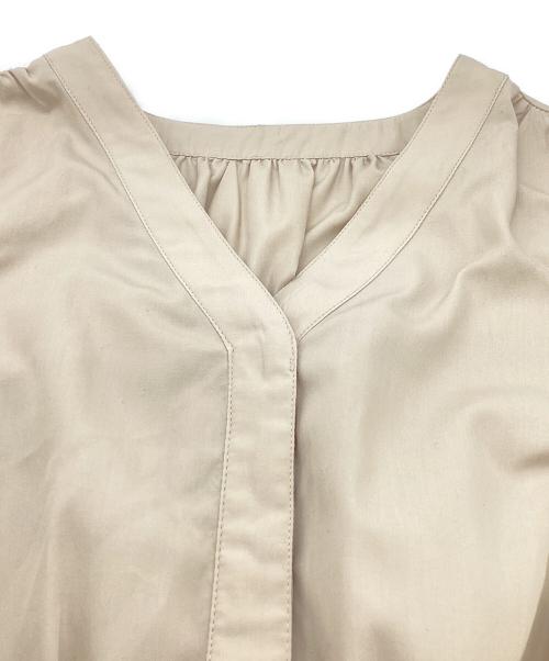 JUSGLITTY（ジャスグリッティー）JUSGLITTY (ジャスグリッティー) ウエストタックシャツワンピース / waist tuck shirt one piece / 41164470 ベージュ サイズ:1の古着・服飾アイテム