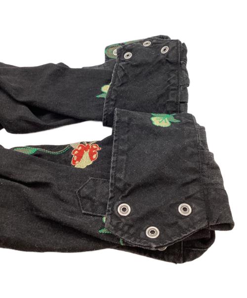 Engineered Garments（エンジニアドガーメンツ）Engineered Garments (エンジニアードガーメンツ) 刺繍ウエスタンシャツ ブラック サイズ:Lの古着・服飾アイテム