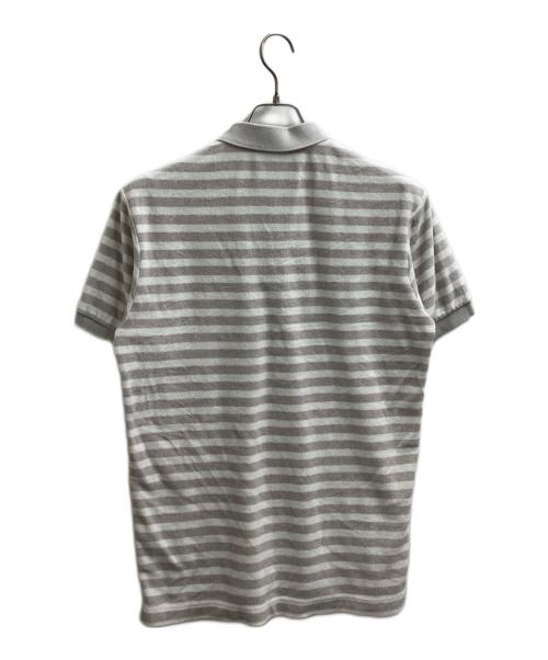 LACOSTE（ラコステ）LACOSTE (ラコステ) パイルボーダーポロシャツ　/　PH202EL ベージュ サイズ:4の古着・服飾アイテム