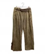 DIESELディーゼル）の古着「P-TOPPALダブルレイヤースウェットパンツ / A075940BVFH」｜ブラウン