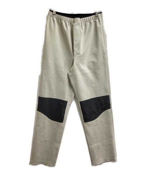 GR10K（ジーアールテンケー）GR10K (ジーアールテンケー) BONDED PROCESSING RENDER PATCH PANTS / ボンデッド加工レンダーパッチパンツ / AW22GR97CEBFN ベージュ サイズ:XSの古着・服飾アイテム