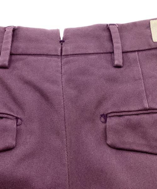 PT01（ピーティーゼロウーノ）PT01 (ピーティーゼロウーノ) CARROT FIT PANTS パープル サイズ:44の古着・服飾アイテム