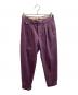 PT01（ピーティーゼロウーノ）の古着「CARROT FIT PANTS」｜パープル