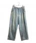 NEON SIGN（ネオンサイン）の古着「WIDE DENIM SLACKS/0344」｜インディゴ