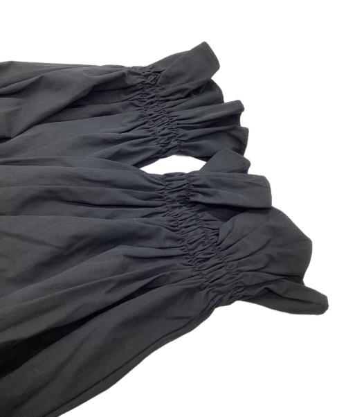 machatt（マチャット）machatt (マチャット) リボンバックティアードドレスワンピース / MCT22S301 ブラック サイズ:FREEの古着・服飾アイテム