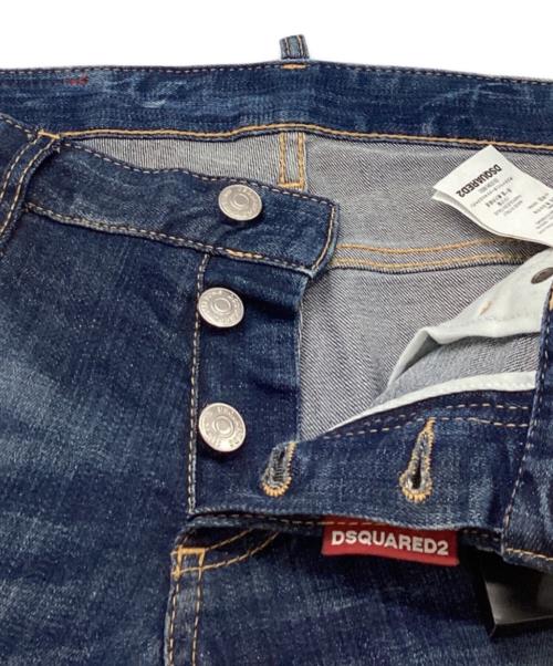 DSQUARED2（ディースクエアード）DSQUARED2 (ディースクエアード) スリムフィットジーンズ / slim fit jeans / S71LB0173 インディゴ サイズ:44の古着・服飾アイテム