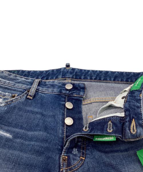 DSQUARED2（ディースクエアード）DSQUARED2 (ディースクエアード) スリムフィットジーンズ　S78LB0097 インディゴ サイズ:46の古着・服飾アイテム