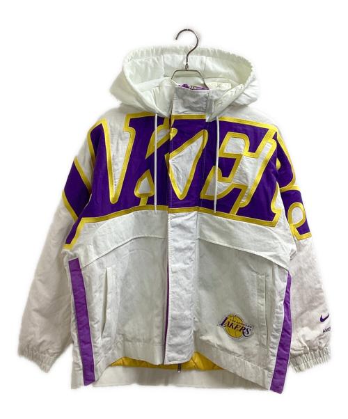 NIKE（ナイキ）NIKE (ナイキ) AMBUSH (アンブッシュ) NBA COLLECTION LAKERS JACKET / DB9564-121 ホワイト サイズ:Mの古着・服飾アイテム
