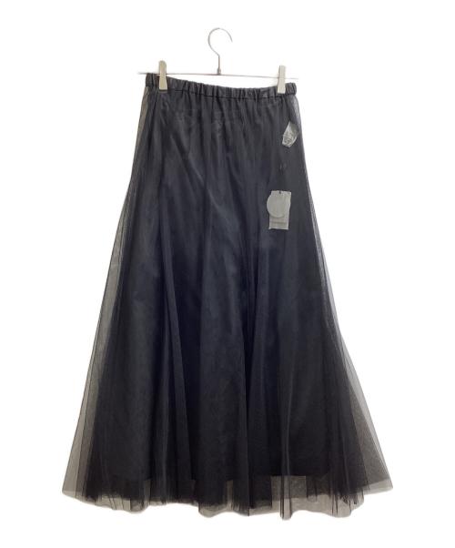 Loungedress（ラウンジドレス）Loungedress (ラウンジドレス) チュールフレアスカート / tulle flare skirt / LDZ1032101A0001 ブラック サイズ:FREE 未使用品の古着・服飾アイテム
