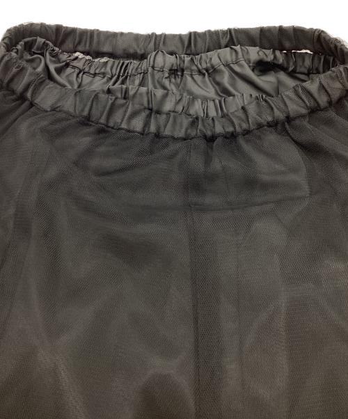 Loungedress（ラウンジドレス）Loungedress (ラウンジドレス) チュールフレアスカート / tulle flare skirt / LDZ1032101A0001 ブラック サイズ:FREE 未使用品の古着・服飾アイテム
