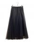 Loungedress（ラウンジドレス）の古着「チュールフレアスカート / tulle flare skirt / LDZ1032101A0001」｜ブラック