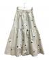 CADUNE (カデュネ) ドットスカート / dot skirt / 72236480 ホワイト サイズ:38：7000円