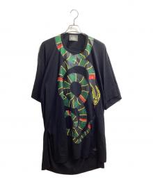 Vivienne Westwood man（ヴィヴィアン ウェストウッド マン）の古着「SNAKE” ビッグロングＴシャツ / スネイク / big long T-shirts / VW-LP-82724」｜ブラック