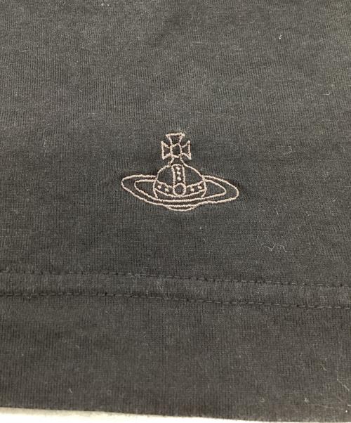 Vivienne Westwood man（ヴィヴィアン ウェストウッド マン）Vivienne Westwood man (ヴィヴィアン ウェストウッド マン) コットンラム リラックスTシャツ / cotton lamb relax T-shirt / VW-LP-80322 ブラック サイズ:FREEの古着・服飾アイテム