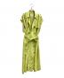 MYLAN（マイラン）の古着「Trench Coat Dress / トレンチコートドレス　MY21SS-OP022」｜黄緑