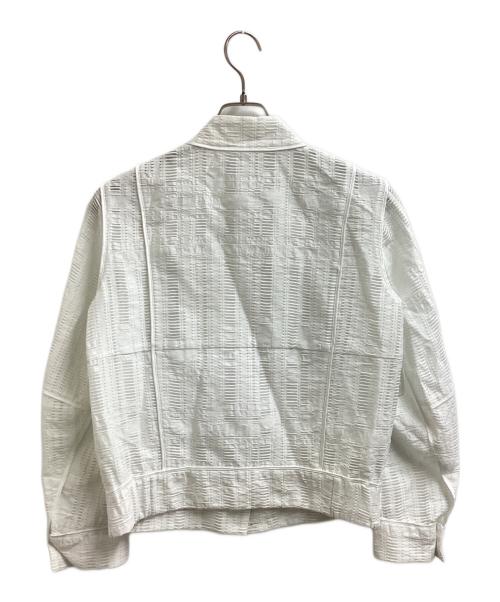 CYCLAS（シクラス）CYCLAS (シクラス) ノーカラージャケット / 106030021 ホワイト サイズ:34の古着・服飾アイテム