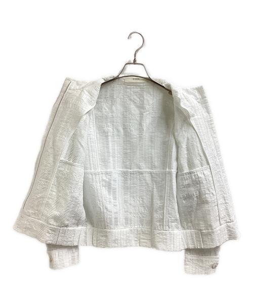 CYCLAS（シクラス）CYCLAS (シクラス) ノーカラージャケット / 106030021 ホワイト サイズ:34の古着・服飾アイテム
