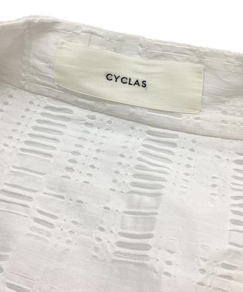 CYCLAS（シクラス）CYCLAS (シクラス) ノーカラージャケット / 106030021 ホワイト サイズ:34の古着・服飾アイテム