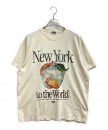 KITH（キス）の古着「New York to THE WORLD Tシャツ/24-073-060-0043-4-0」｜アイボリー