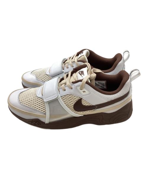 NIKE（ナイキ）NIKE Travis Scott Zoom Field Jaxx / ズーム フィールド ジャックス / CACTUS JACK / カクタスジャック / HQ3073-100 ブラウン×アイボリー サイズ:29cmの古着・服飾アイテム