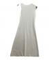 Mame Kurogouchi (マメクロゴウチ) Asymmetric Neck Knitted Dress / アシンメトリーネックニットドレス / MM25SS-KN088 ホワイト サイズ:2：16000円