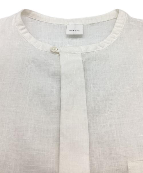 KAGURE（カグレ）KAGURE (カグレ) リネンチュニックシャツ / GAA4-23M012 ホワイト サイズ:FREEの古着・服飾アイテム