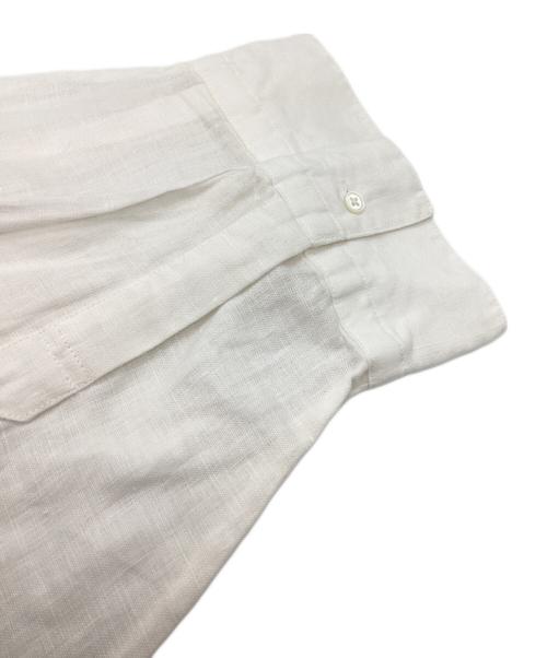 KAGURE（カグレ）KAGURE (カグレ) リネンチュニックシャツ / GAA4-23M012 ホワイト サイズ:FREEの古着・服飾アイテム