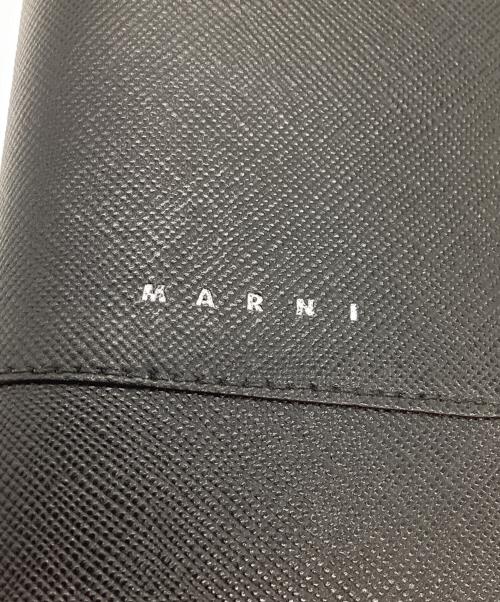 MARNI（マルニ）MARNI (マルニ) バイカラーウォレット / Bicolor Wallet / FMI0046Q0 LV520 ブラック×グリーンの古着・服飾アイテム