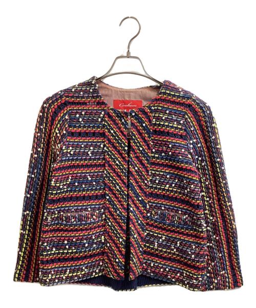 Coohem（コーヘン）Coohem (コーヘン) ツイードジャケット / 152-005 ネイビー サイズ:36の古着・服飾アイテム