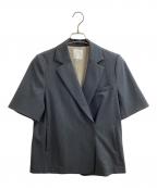 crewreクルー）の古着「ハーフスリーブボクシージャケット / half sleeve boxy jacket / cr24ss03021」｜グレー