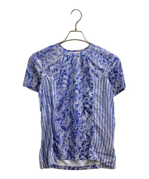 COMME des GARCONS（コムデギャルソン）COMME des GARCONS (コムデギャルソン) 切り替えカットソー / GQ-T017 / AD2015 ブルー サイズ:Mの古着・服飾アイテム