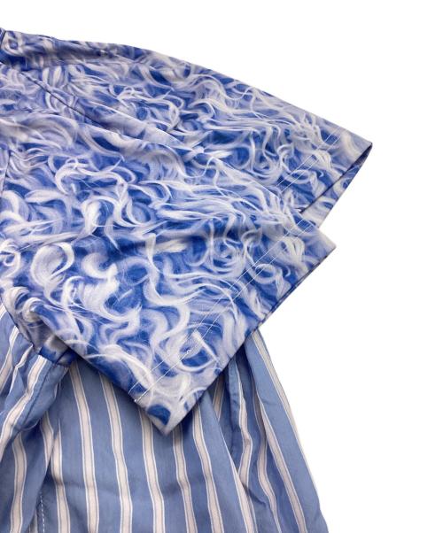 COMME des GARCONS（コムデギャルソン）COMME des GARCONS (コムデギャルソン) 切り替えカットソー / GQ-T017 / AD2015 ブルー サイズ:Mの古着・服飾アイテム