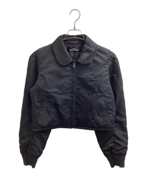 tricot COMME des GARCONS（トリココムデギャルソン）tricot COMME des GARCONS (トリココムデギャルソン) 丸襟裏地キルティングブルゾン / TJ-080020 / AD1993 93AW  ブラック サイズ:不明の古着・服飾アイテム