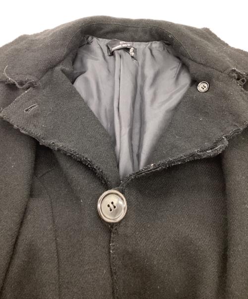 tricot COMME des GARCONS（トリココムデギャルソン）tricot COMME des GARCONS (トリココムデギャルソン) 裁ち切りオーバーサイズロングコート / TL-C001 / AD2003 03AW ブラック サイズ:Mの古着・服飾アイテム
