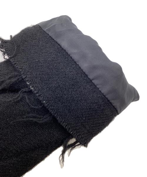 tricot COMME des GARCONS（トリココムデギャルソン）tricot COMME des GARCONS (トリココムデギャルソン) 裁ち切りオーバーサイズロングコート / TL-C001 / AD2003 03AW ブラック サイズ:Mの古着・服飾アイテム