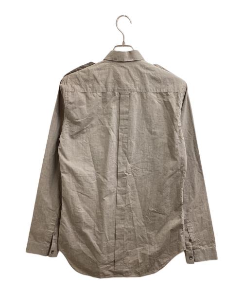 DIOR HOMME（ディオール オム）DIOR HOMME (ディオール オム) サファリシャツ/233C515A2022 ブラウン サイズ:38の古着・服飾アイテム