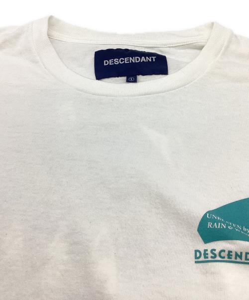 DESCENDANT（ディセンダント）DESCENDANT (ディセンダント) クルーネックカットソー / crew neck  cut and sew / 25SS Fit out LS (WHITE) ホワイト サイズ:1の古着・服飾アイテム