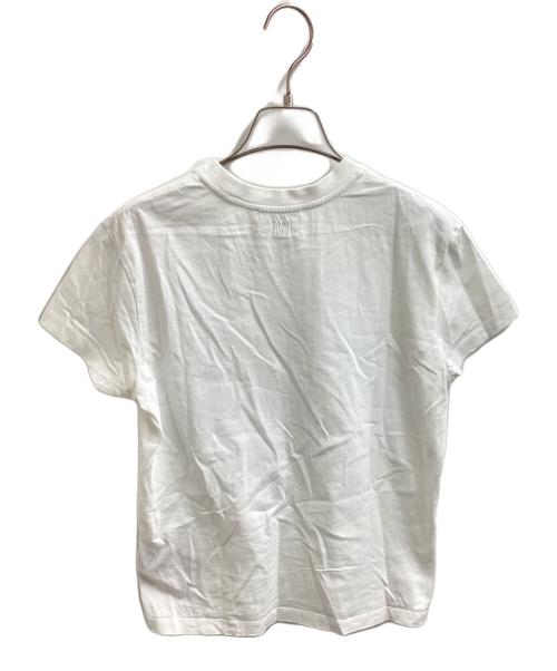 AMI Alexandre Mattiussi（アミアレクサンドルマテュッシ）AMI Alexandre Mattiussi (アミアレクサンドルマテュッシ) AMI DE COEUR T-SHIRT / ロゴTシャツ / BFUTS001.724 ホワイト サイズ:XXSの古着・服飾アイテム