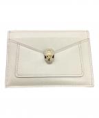 BVLGARIブルガリ）の古着「セルペンティ フォーエバー カードホルダー / Serpenti Forever Card Holder / 294613」｜アイボリー