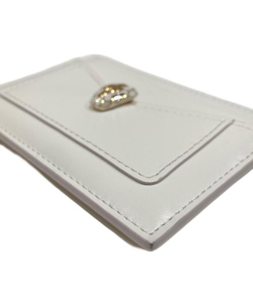 BVLGARI（ブルガリ）BVLGARI (ブルガリ) セルペンティ フォーエバー カードホルダー / Serpenti Forever Card Holder / 294613  アイボリーの古着・服飾アイテム