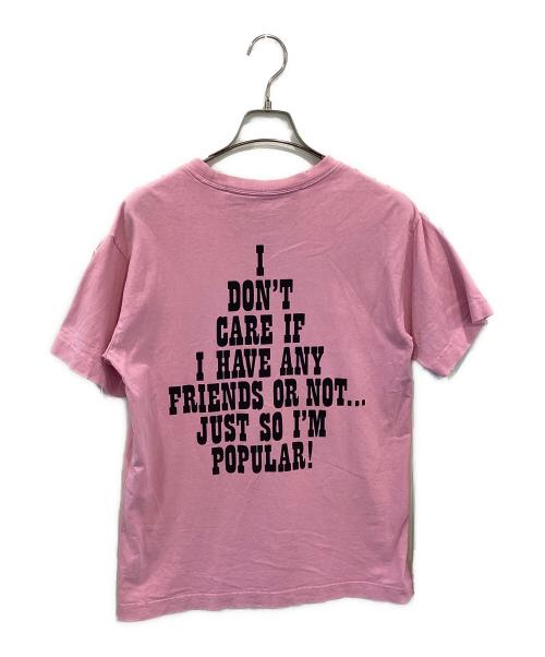 MARC JACOBS（マークジェイコブス）MARC JACOBS (マークジェイコブス) PEANUTS (ピーナッツ) DISTRESSED S/S PRINT T-SHIRT LUCY / M4008408 / MADE IN PORTUGAL ピンク サイズ:XSの古着・服飾アイテム