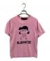 MARC JACOBS（マークジェイコブス）の古着「DISTRESSED S/S PRINT T-SHIRT LUCY / M4008408 / MADE IN PORTUGAL」｜ピンク