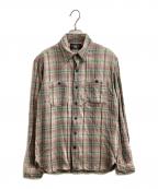 RRLダブルアールエル）の古着「チェックシャツ / 0200011734」｜グリーン×ピンク