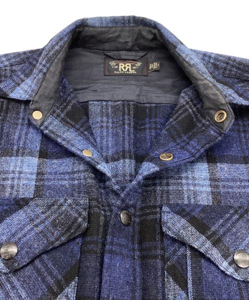 RRL（ダブルアールエル）RRL (ダブルアールエル) Double Mackinaw Cruiser Jacket/2000011912 ブルー サイズ:Sの古着・服飾アイテム