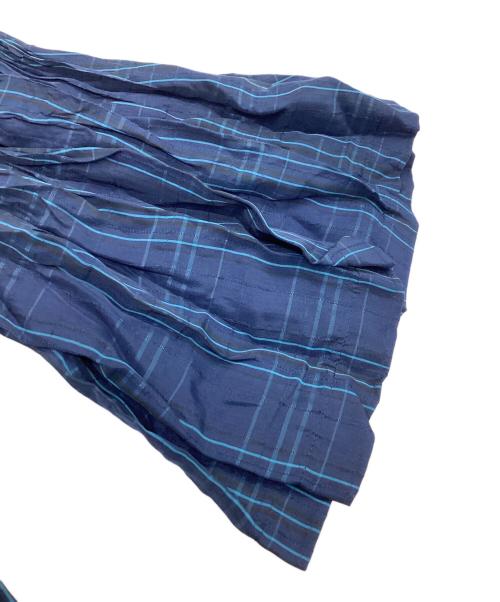 tricot COMME des GARCONS（トリココムデギャルソン）tricot COMME des GARCONS (トリココムデギャルソン) プリーツブラウス / Pleats Blouse / AD1993 / TB-100210 ネイビー サイズ:FREEの古着・服飾アイテム