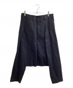 COMME des GARCONS COMME des GARCONSコムデギャルソン コムデギャルソン）の古着「サルエルロングパンツ / RE-P010 / AD2009」｜ネイビー